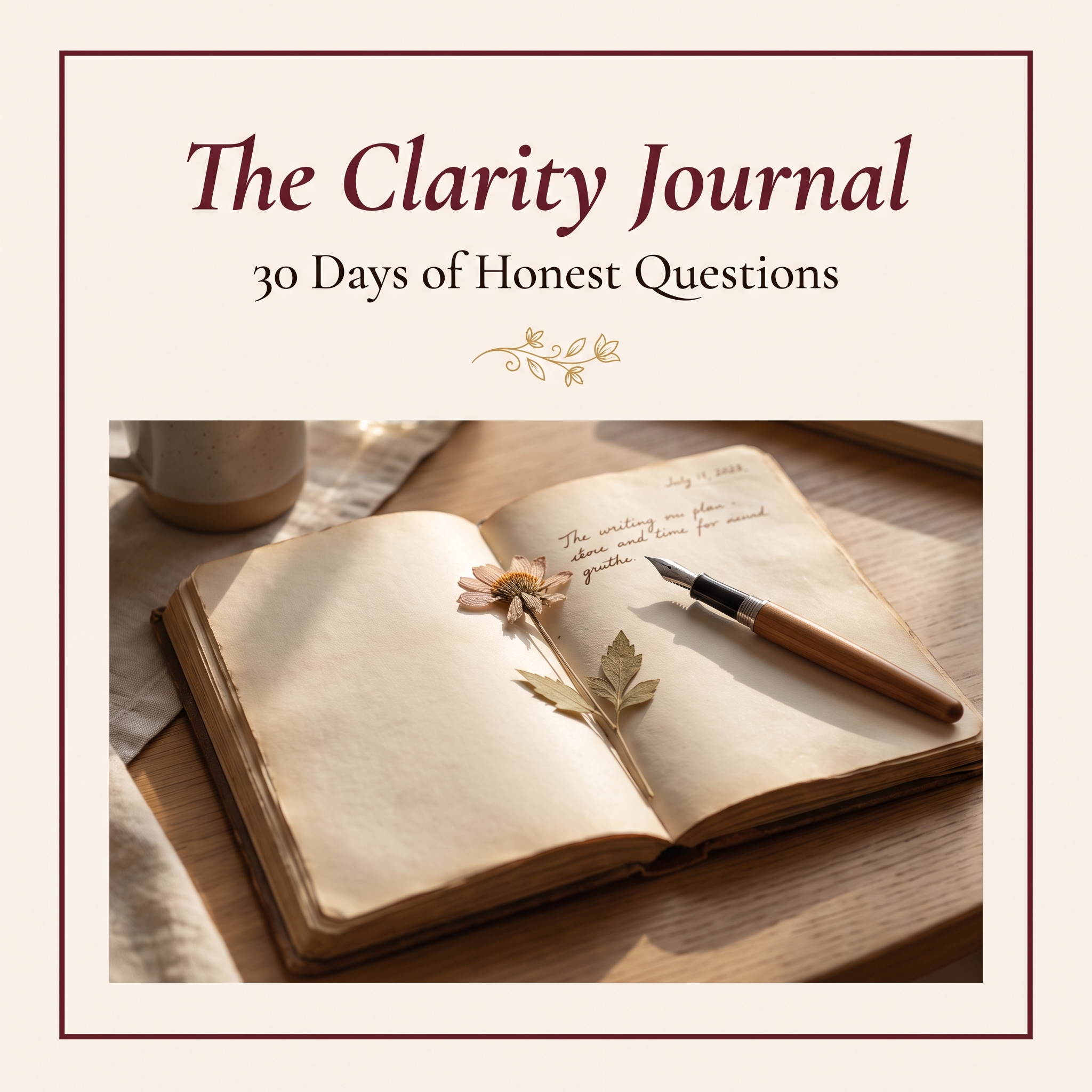 Bonus 1 — The Clarity Journal